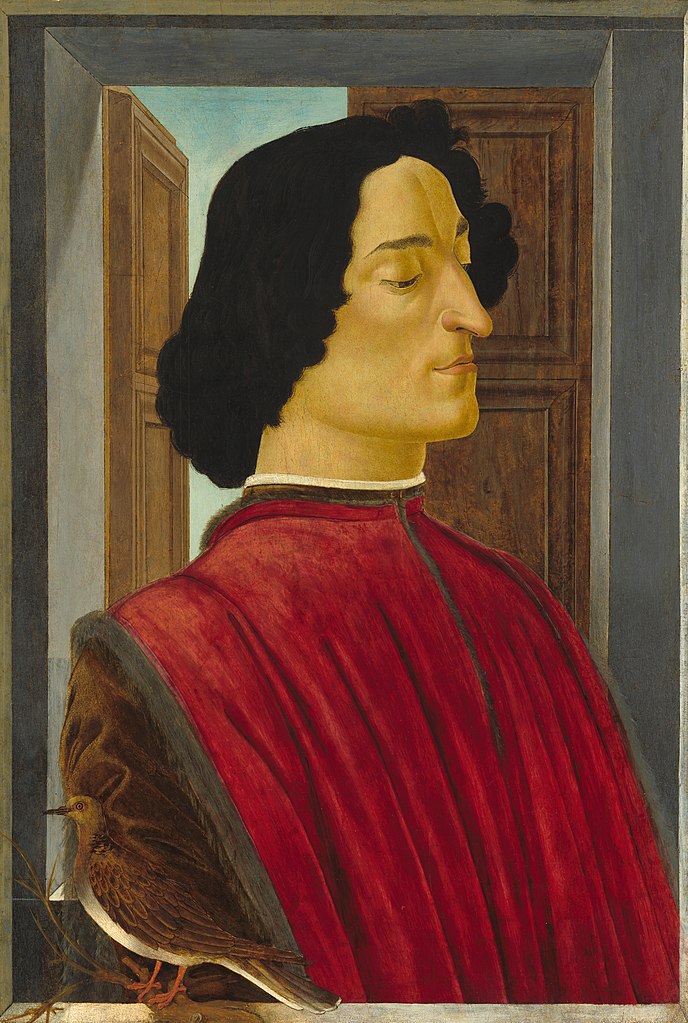ジュリアーノ・デ・メディチの肖像 【1478-80】