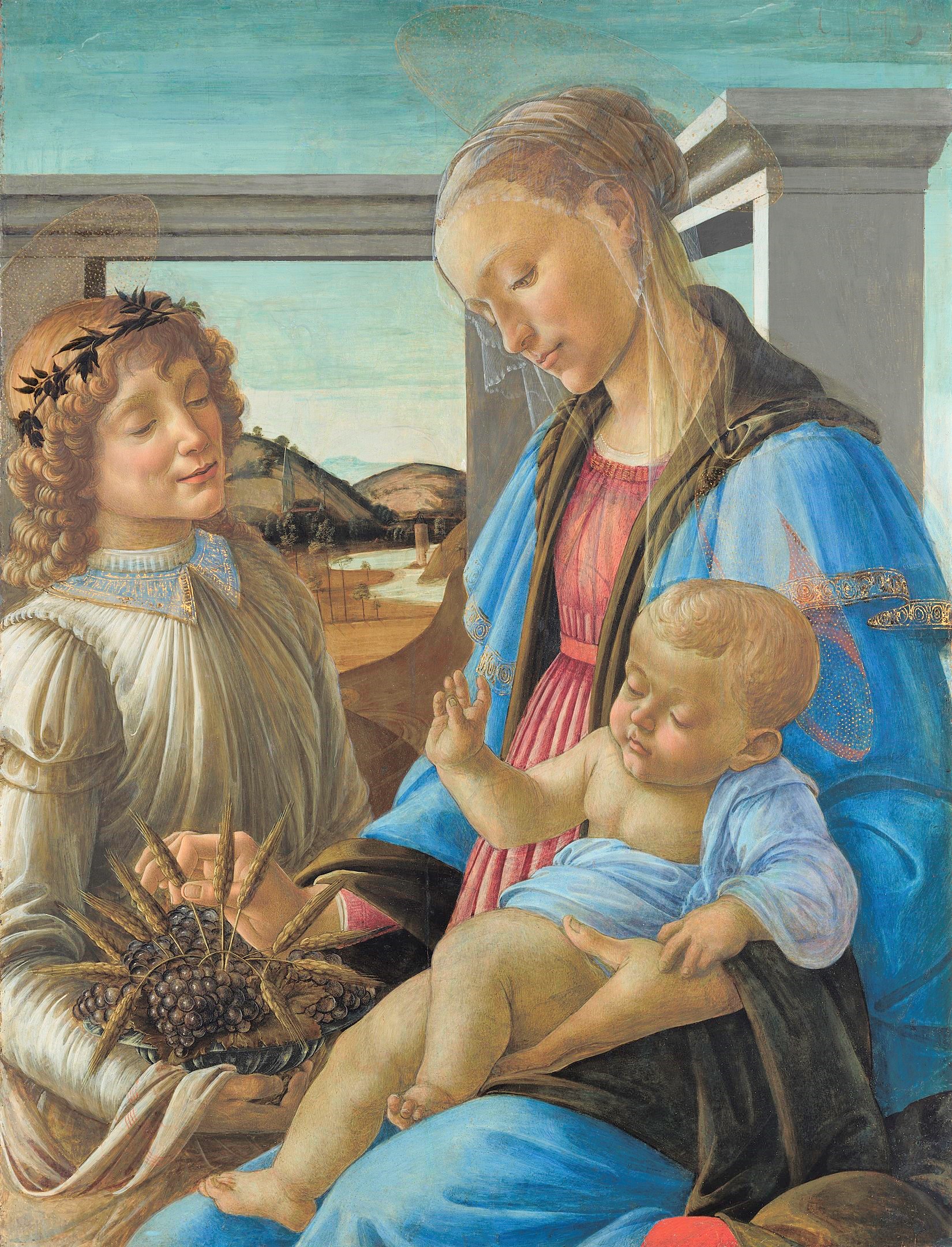 聖母子と天使 【1470】