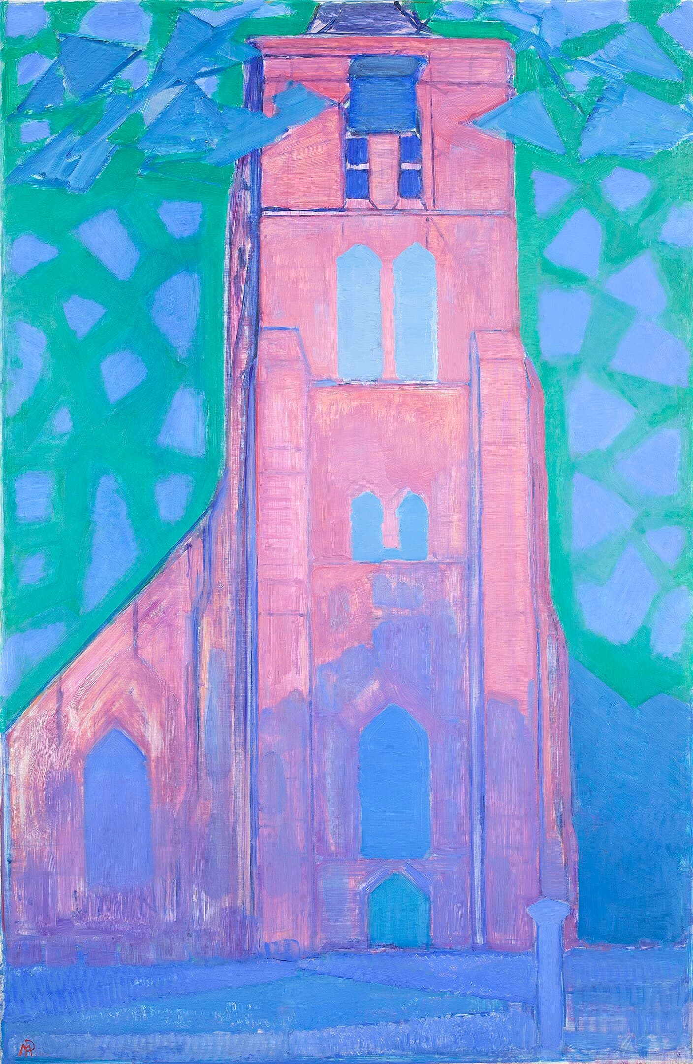ドームブルフの教会の塔