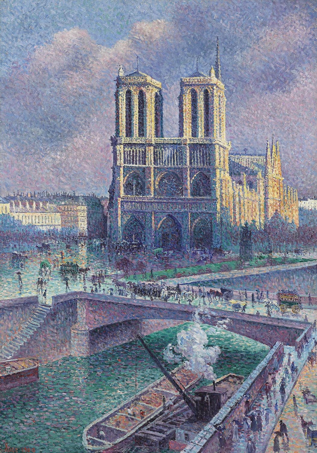 マクシミリアン・リュス『パリのノートルダム大聖堂』