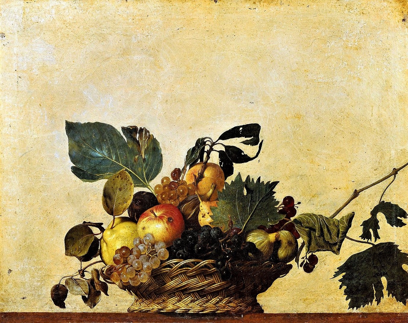  『果物籠』 ミケランジェロ・メリージ・ダ・カラヴァッジオ 【1597】