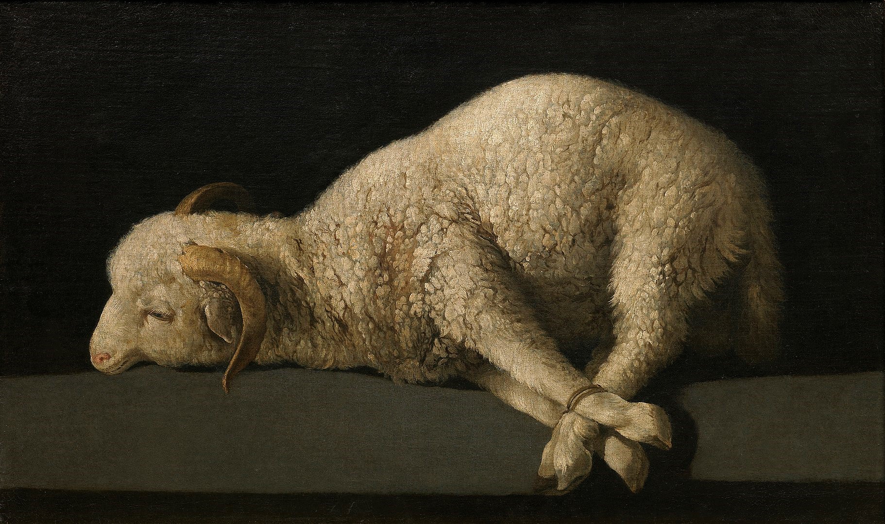 『神の仔羊』 フランシスコ・デ・スルバラン 【1635-40】