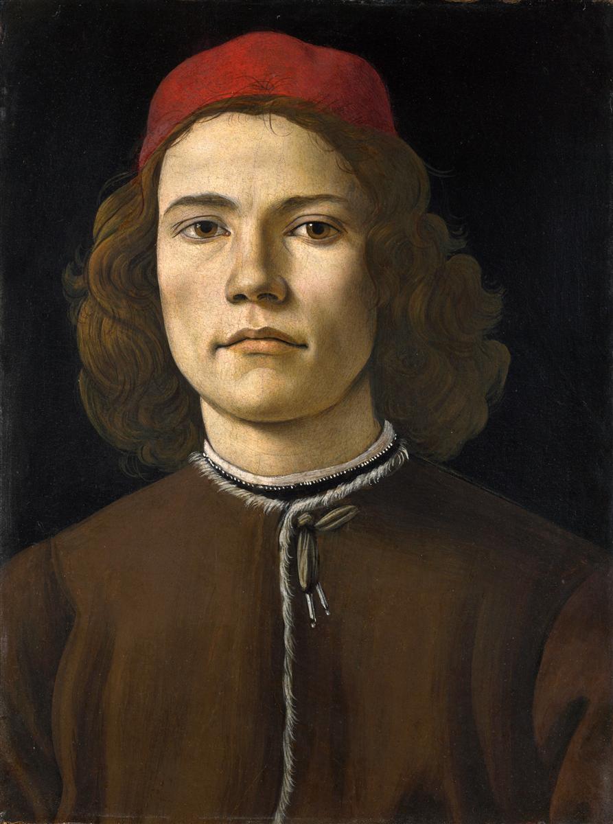 若い男の肖像 【1483】