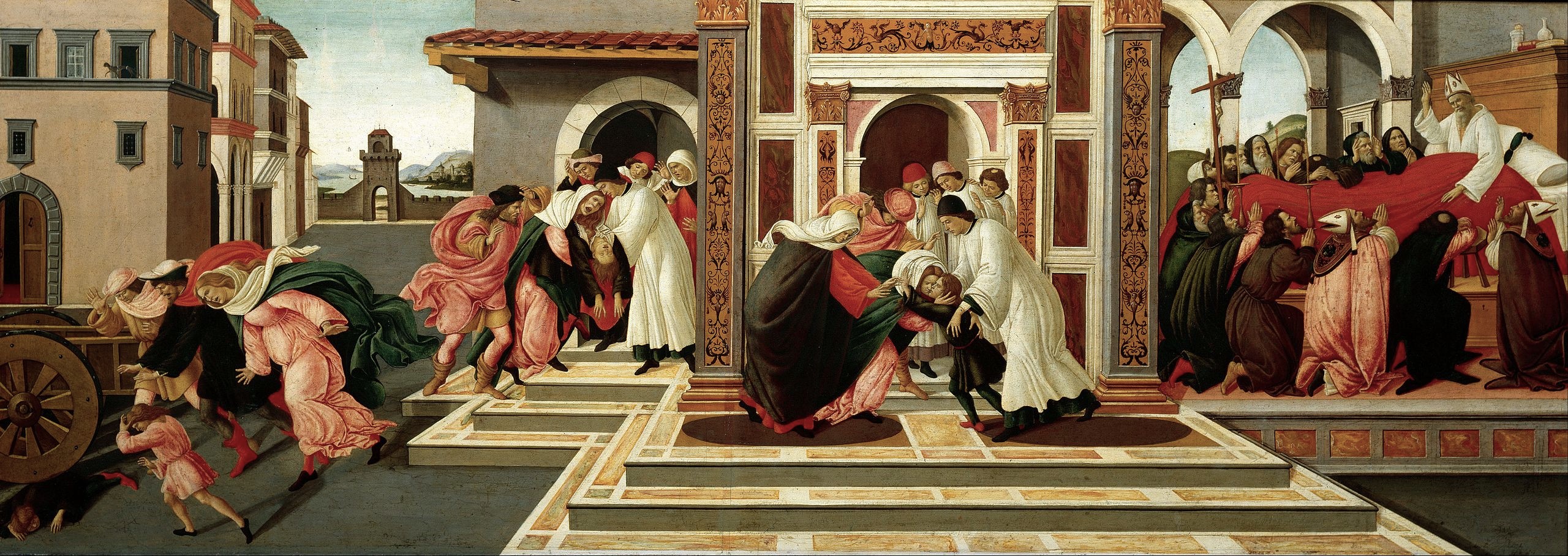 聖ゼノビウスの生涯 第４パネル　聖ゼノビウスの死 【1505】