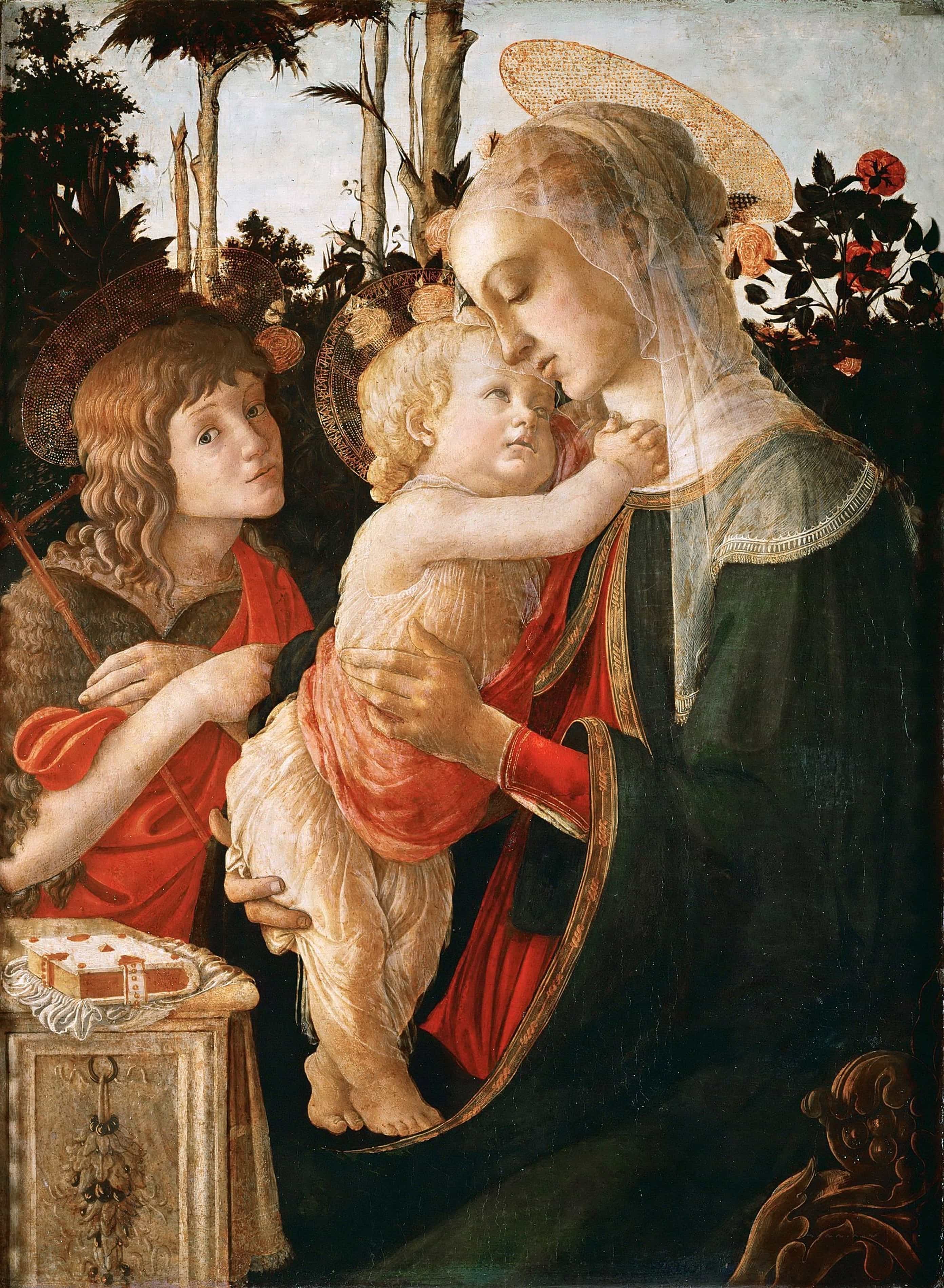 聖母子と少年聖ヨハネ