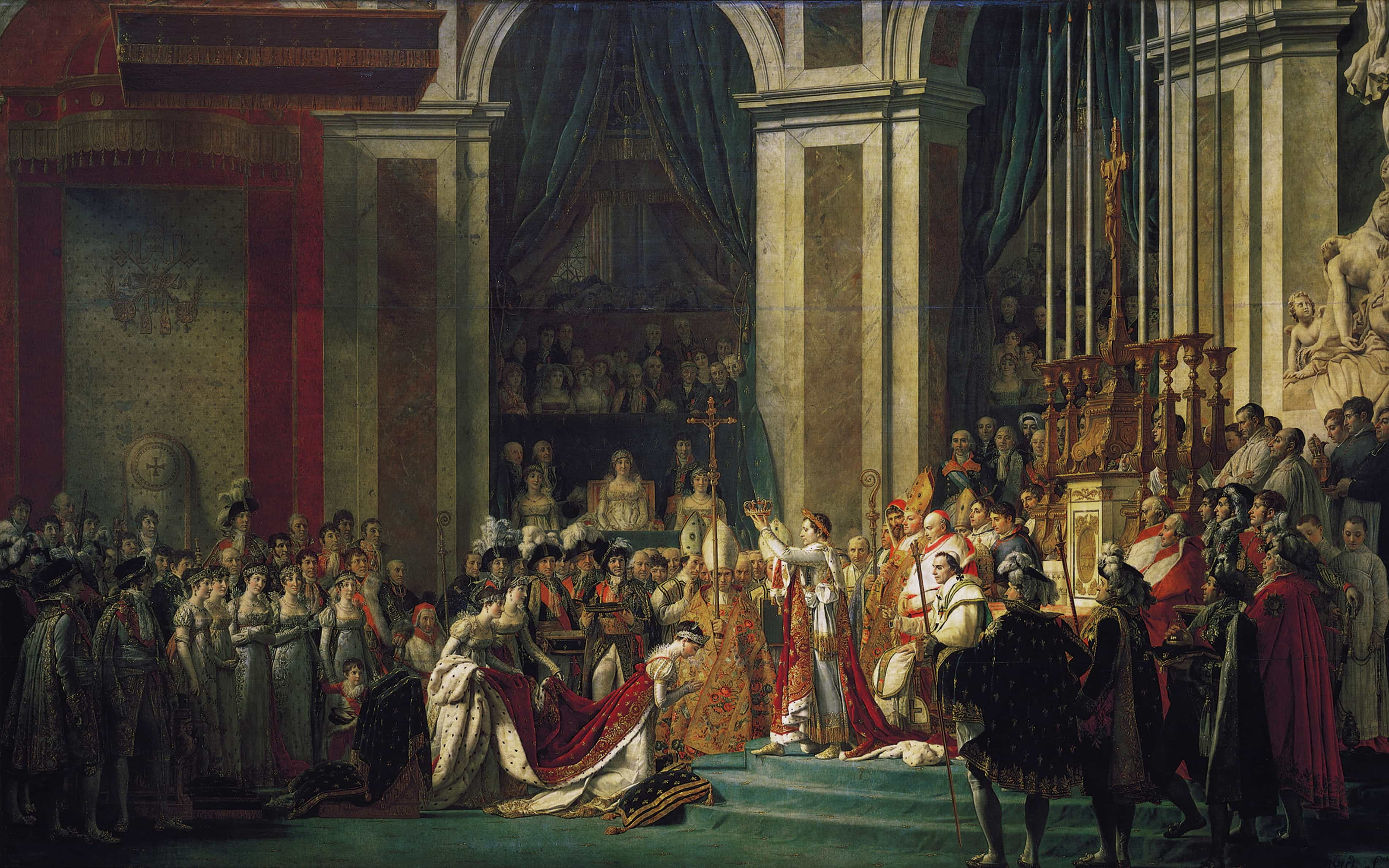 皇帝ナポレオン１世と皇妃ジョゼフィーヌの戴冠式