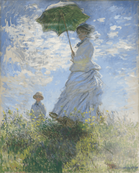 日傘をさす女性【1875】
