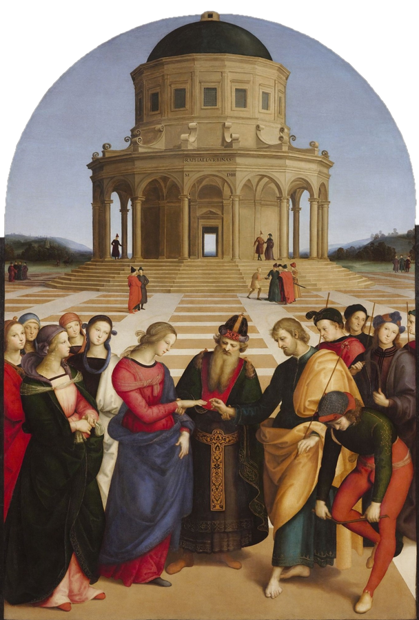 ラファエロ・サンツィオ 「マリアの結婚」 【1504】