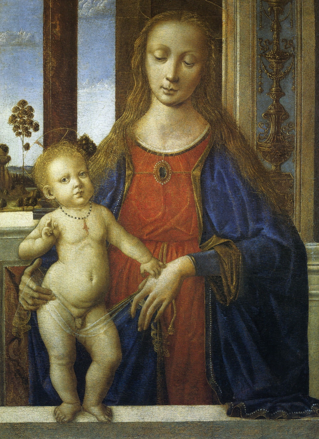 アンドレア・デル・ヴェロッキオ 「聖母子」 【1466-1470】