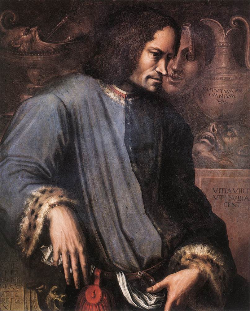 豪華王ロレンツォ・デ・メディチの肖像