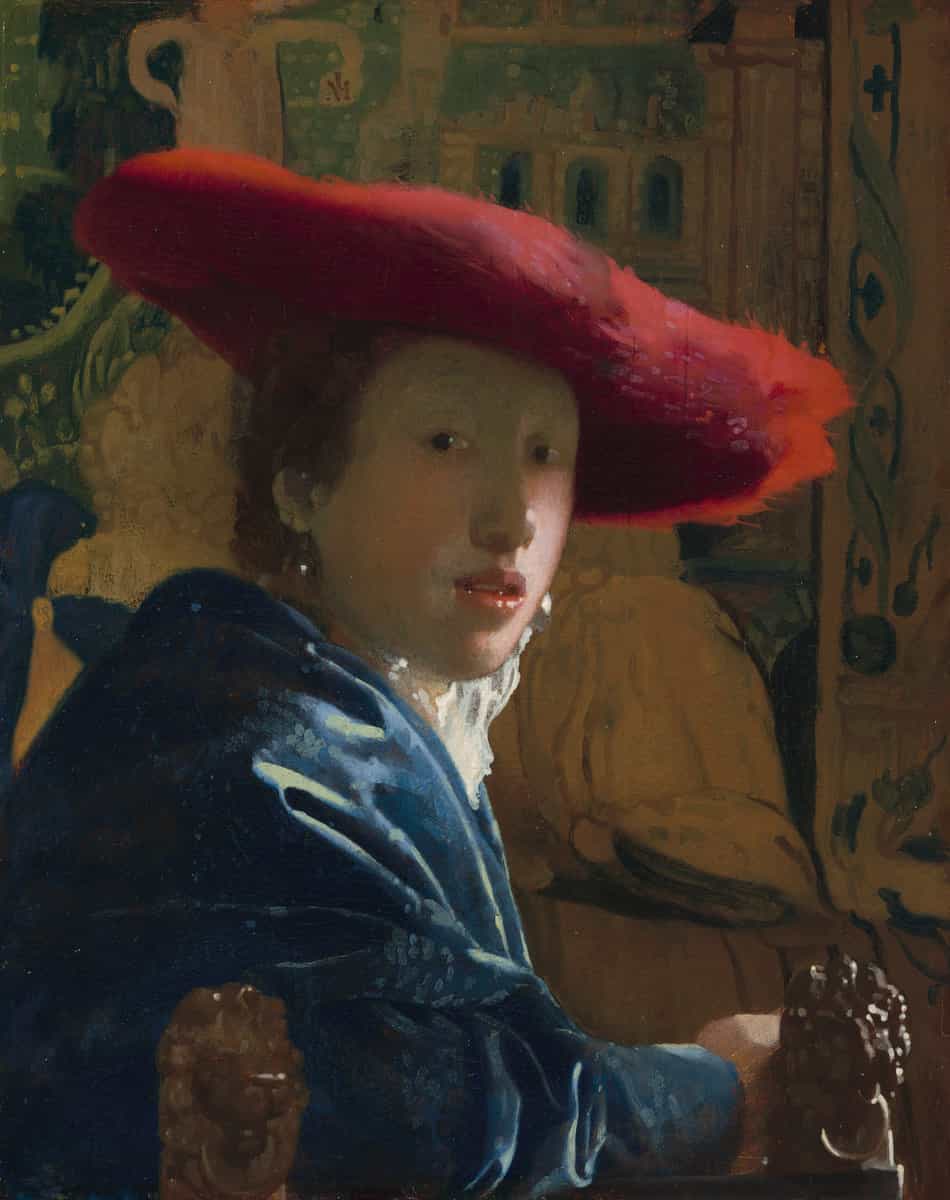 赤い帽子の女【1665-66】